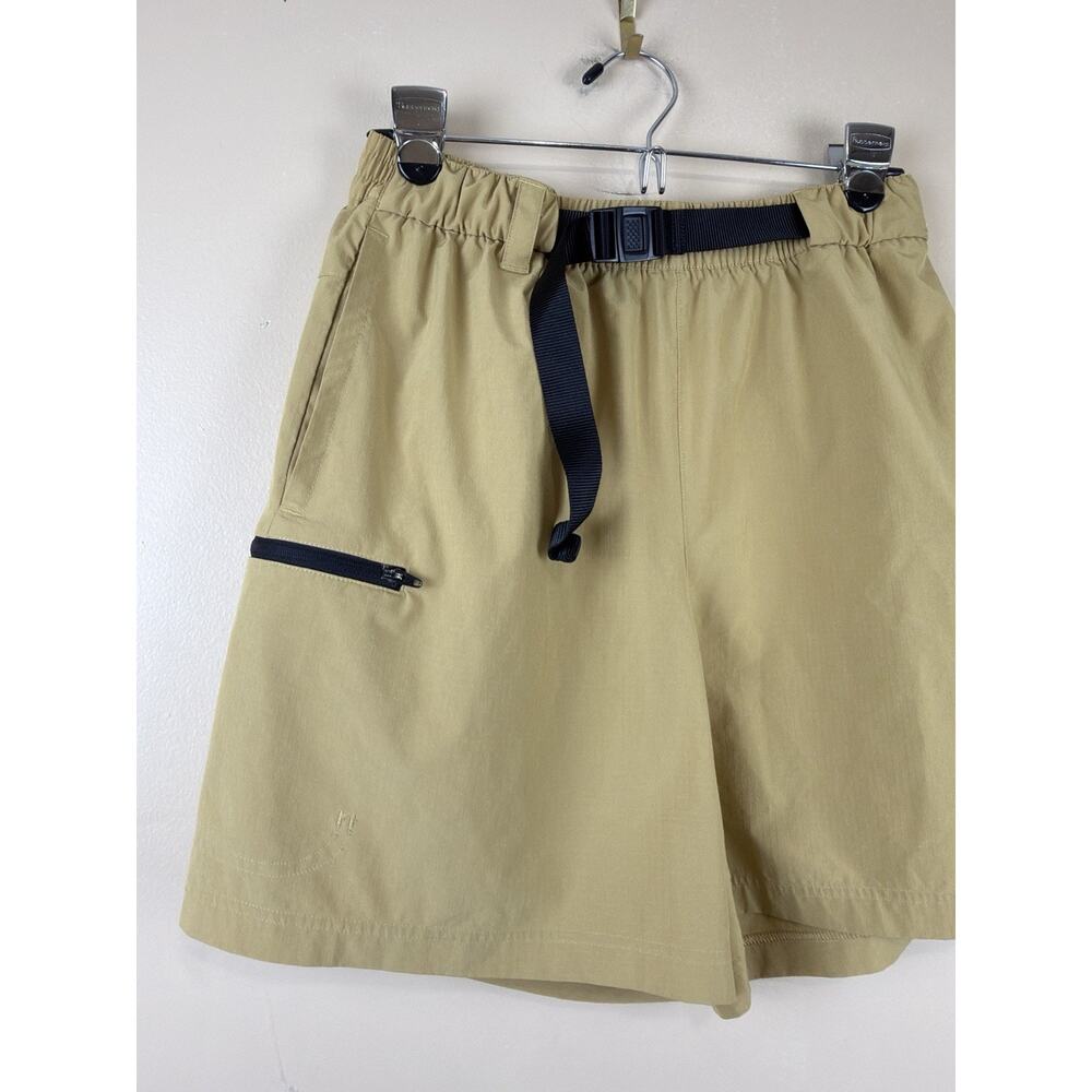 Adidas Men’s Shorts Size M Khaki Belted Hiking Gorpcore Cargo Pockets - Picture 3 of 12